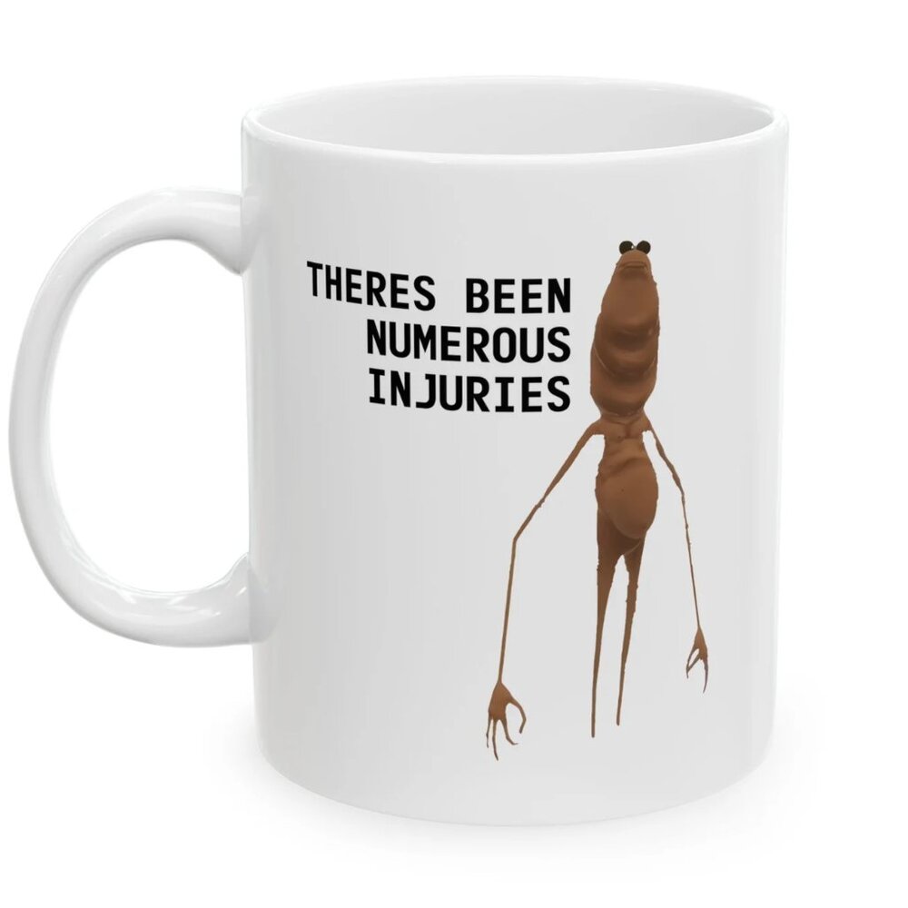 Marcus the Worm “Theres Been Numerous Injuries” Mug 91